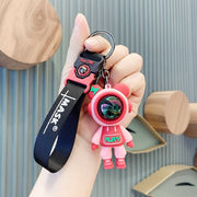 Light Cartoon  Bear Keychain Cute Astronaut Bear Doll Keyring Bag Pendant Couple Car Keyholder Keyring Key ring - www.leggybuddy.com