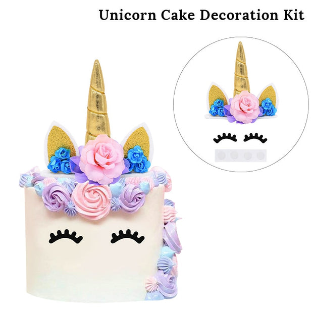 Set Rainbow Unicorn Party - Table Decorations - www.leggybuddy.com