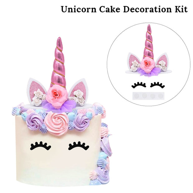 Set Rainbow Unicorn Party - Table Decorations - www.leggybuddy.com