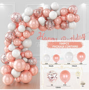 Macaron Balloons Garland Arch Rose Gold Confetti Ballon Wedding Birthday Baloon Birthday Party Decor Kids Baby Shower - www.leggybuddy.com