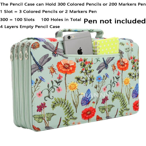 Pencil Case School 300 Slots Large Capacity Pencilcase for Girls Stationery Pen Box Big Marker Bag Organizer Kawaii Fluffy Pouch - www.leggybuddy.com