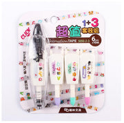 New Arrival Kawaii Animals Push Type Decorative Correction Tape Corrector Diary Stationery School Supply - www.leggybuddy.com