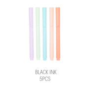 M&amp;G &quot;U&quot; Series Macaron Color Gel Pen 0.5mm Black Ink Quick Dry Gelpen For Student Office School Cute Stationery Supplies Andstal - www.leggybuddy.com