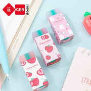 Sweet Strawberry Rabbit Soft Rubber Eraser Kawaii School Office Supplies for Students Cool Prizes Stationery Korean - www.leggybuddy.com