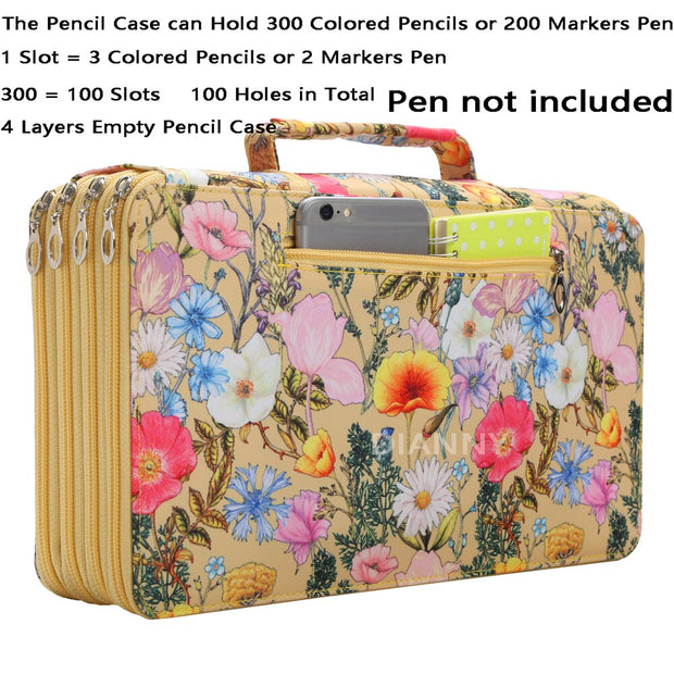 Pencil Case School 300 Slots Large Capacity Pencilcase for Girls Stationery Pen Box Big Marker Bag Organizer Kawaii Fluffy Pouch - www.leggybuddy.com