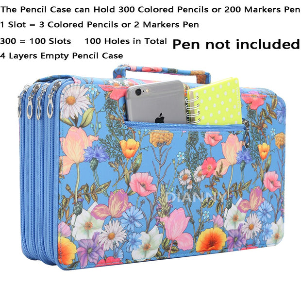 Pencil Case School 300 Slots Large Capacity Pencilcase for Girls Stationery Pen Box Big Marker Bag Organizer Kawaii Fluffy Pouch - www.leggybuddy.com