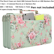 Pencil Case School 300 Slots Large Capacity Pencilcase for Girls Stationery Pen Box Big Marker Bag Organizer Kawaii Fluffy Pouch - www.leggybuddy.com