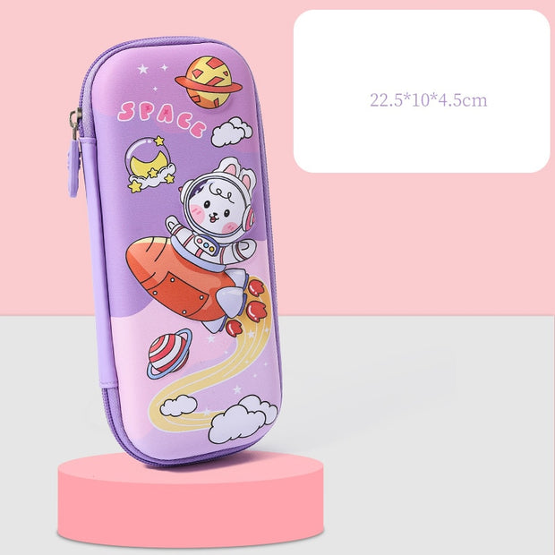 3d Space Pen Case Kawaii Kitten School Supplies Trousse - Temu