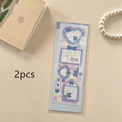 MINKYS Kawaii Baby Blue Milk Pink Photocard Holder Credit ID Bank Card Photo Display Holder Bus Card Protective Case Pendant - www.leggybuddy.com