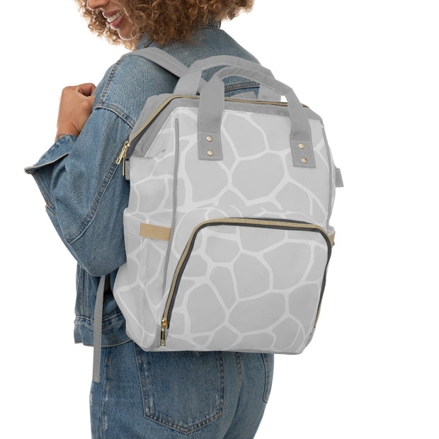 Multifunctional Diaper Backpack - Grey - www.leggybuddy.com