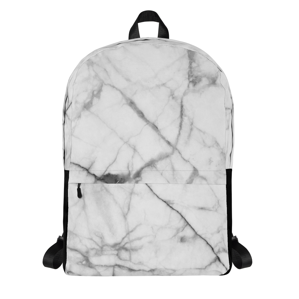 White marble backpack hotsell