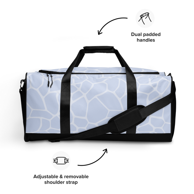 Duffle bag - Giraffe Blue - www.leggybuddy.com