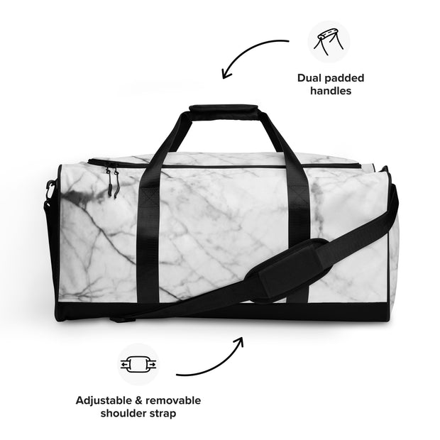 Duffle bag Marble Design - www.leggybuddy.com