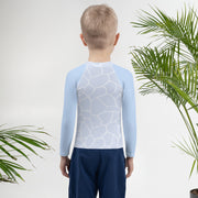 Kids Rash Guard Giraffe Blue - www.leggybuddy.com