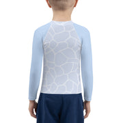 Kids Rash Guard Giraffe Blue - www.leggybuddy.com