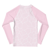 Kids Rash Guard Giraffe Rosa - www.leggybuddy.com