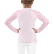 Kids Rash Guard Giraffe Rosa - www.leggybuddy.com