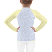 Kids Rash Guard - Blue/Yellow - www.leggybuddy.com