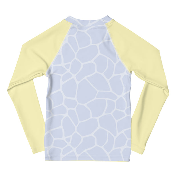 Kids Rash Guard - Blue/Yellow - www.leggybuddy.com