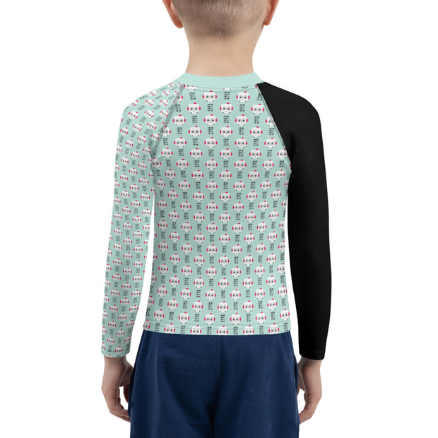 Kids Rash Guard ROBO - www.leggybuddy.com