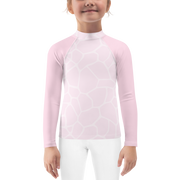 Kids Rash Guard Giraffe Pink/Grey - www.leggybuddy.com