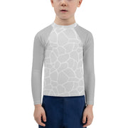 Kids Rash Guard Giraffe Grey - www.leggybuddy.com