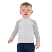 Kids Rash Guard Giraffe Grey - www.leggybuddy.com