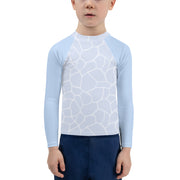 Kids Rash Guard Giraffe Blue - www.leggybuddy.com