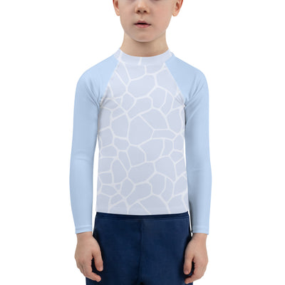 Kids Rash Guard Giraffe Blue - www.leggybuddy.com