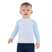 Kids Rash Guard Giraffe Blue - www.leggybuddy.com