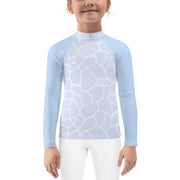 Kids Rash Guard Giraffe Blue - www.leggybuddy.com