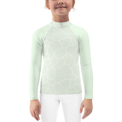 Kids Rash Guard Giraffe Mint - www.leggybuddy.com