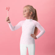 Kids Rash Guard Giraffe Rosa - www.leggybuddy.com