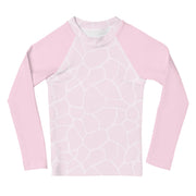 Kids Rash Guard Giraffe Rosa - www.leggybuddy.com