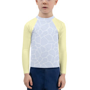 Kids Rash Guard - Blue/Yellow - www.leggybuddy.com