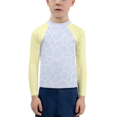 Kids Rash Guard - Blue/Yellow - www.leggybuddy.com