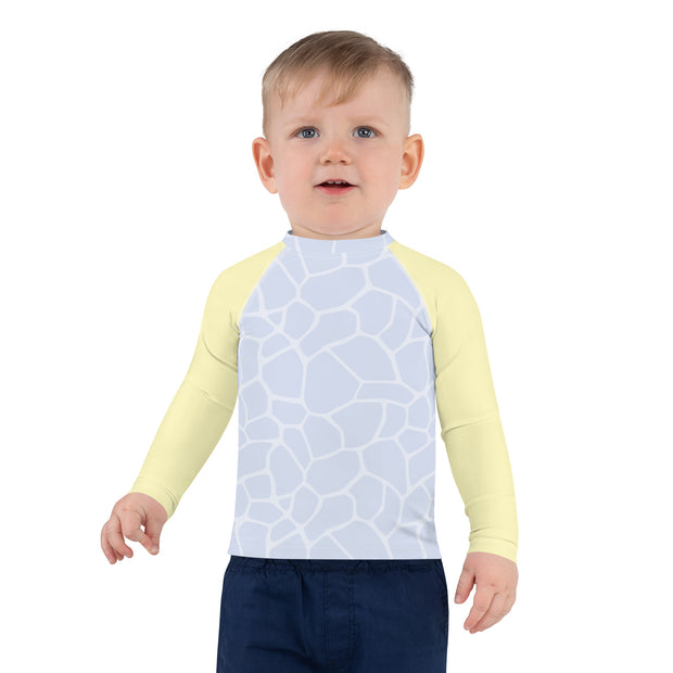 Kids Rash Guard - Blue/Yellow - www.leggybuddy.com