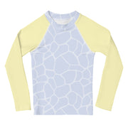 Kids Rash Guard - Blue/Yellow - www.leggybuddy.com