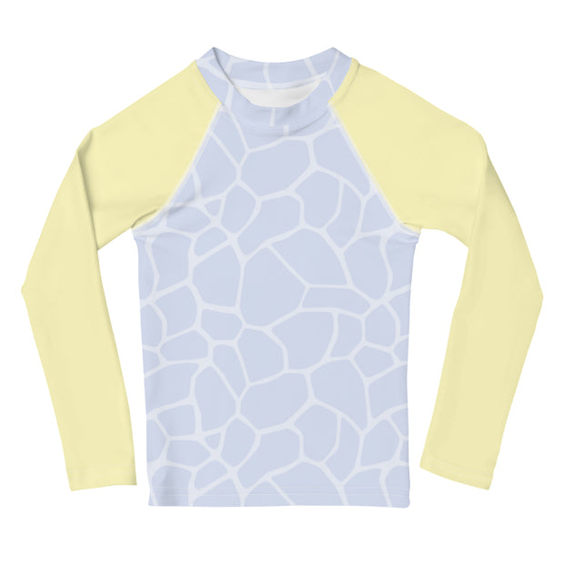 Kids Rash Guard - Blue/Yellow - www.leggybuddy.com