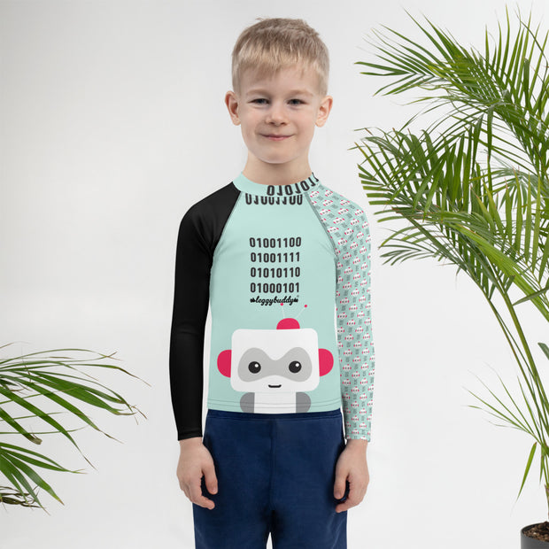 Kids Rash Guard ROBO - www.leggybuddy.com