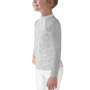 Kids Rash Guard Giraffe Grey - www.leggybuddy.com