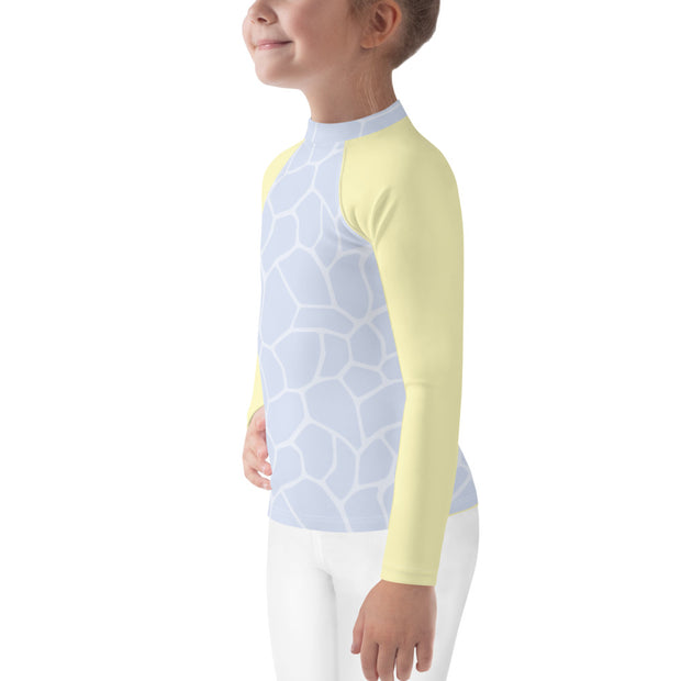 Kids Rash Guard - Blue/Yellow - www.leggybuddy.com