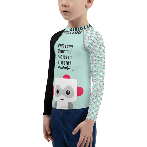 Kids Rash Guard ROBO - www.leggybuddy.com