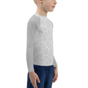 Kids Rash Guard Giraffe Grey - www.leggybuddy.com