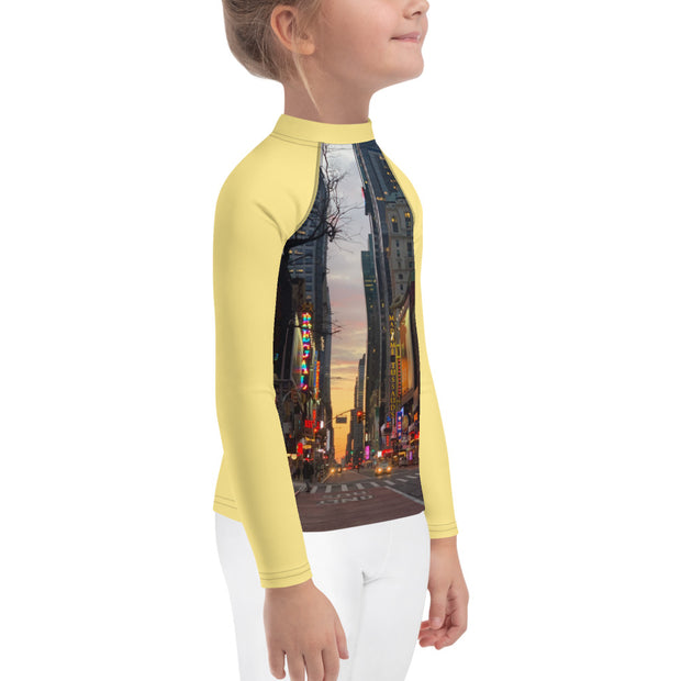 Kids Rash Guard NY Sunrise - www.leggybuddy.com