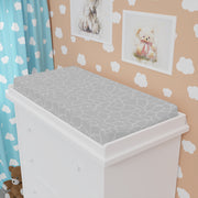 Baby Changing Pad Cover - Grey - www.leggybuddy.com