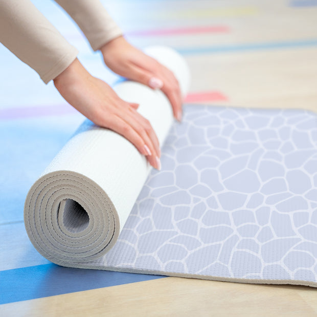 Foam Yoga Mat - Blue - www.leggybuddy.com