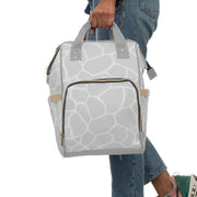 Multifunctional Diaper Backpack - Grey - www.leggybuddy.com