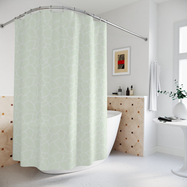 Polyester Shower Curtain - Mint - www.leggybuddy.com