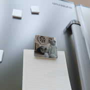 Porcelain Magnet, Square - Cat & Mouse - www.leggybuddy.com